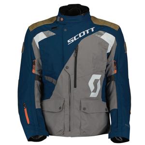 Chaqueta de moto SCOTT Dualraid Dryo gris-azul
