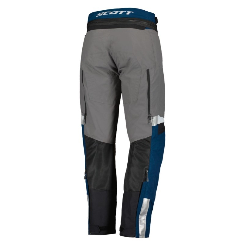 Pantalones de moto SCOTT Dualraid Dryo azul-gris liquidación