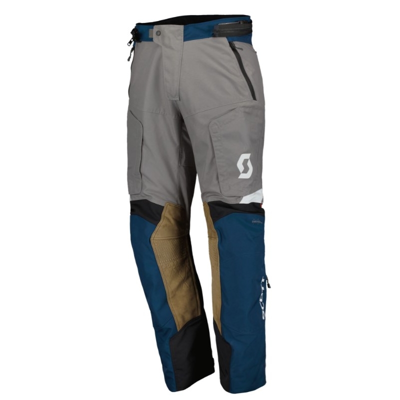 Pantalones de moto SCOTT Dualraid Dryo azul-gris liquidación