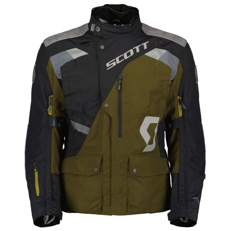 Chaqueta de moto SCOTT Dualraid Dryo marrón-negro