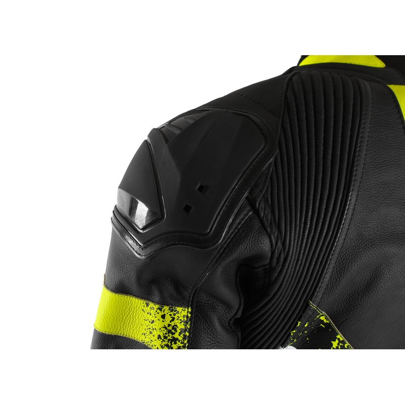 Mono de moto RSA Imola 2 negro-blanco-amarillo fluo liquidación