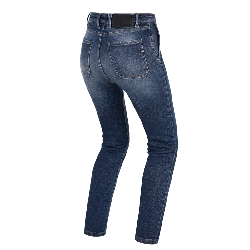 Vaqueros moto mujer PMJ Victoria azul liquidación