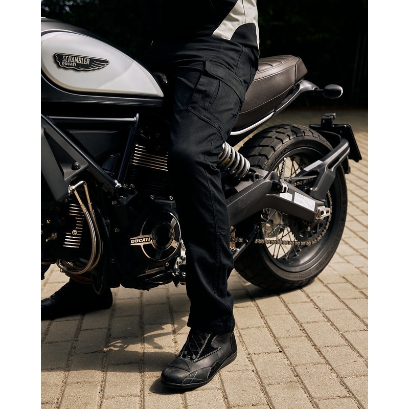 Vaqueros de moto Ozone Shadow II negros liquidación