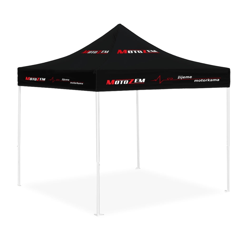 MotoZem Techo de carpa de carreras único