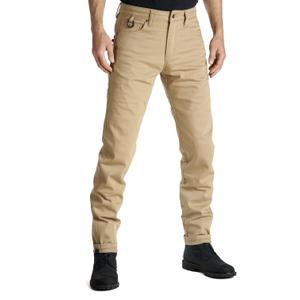 Vaqueros PANDO MOTO Robby Slim beige liquidación