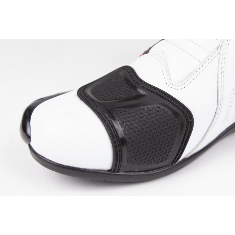 Botas de moto RSA GP-01 blancas y negras