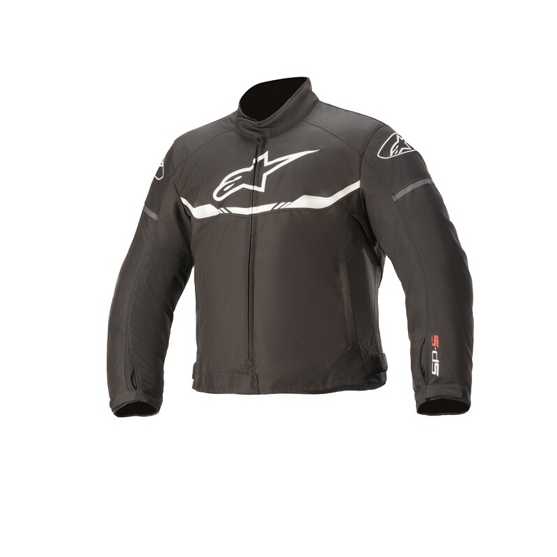 Chaqueta de moto Alpinestars T-SP S impermeable para niños en blanco y negro liquidación