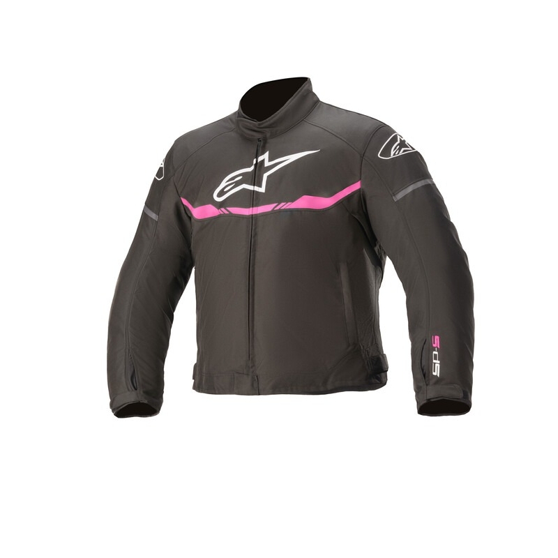 Chaqueta de moto Alpinestars T-SP S impermeable para niños morada y negra