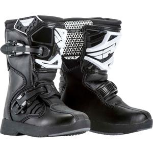 Botas Moto Niños FLY Racing NEW Maverik Mini Negro y Blanco