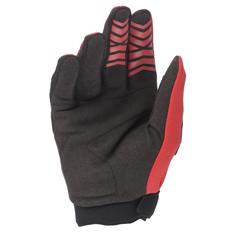 Guantes de motocross infantiles Alpinestars Full Bore Negro y Rojo