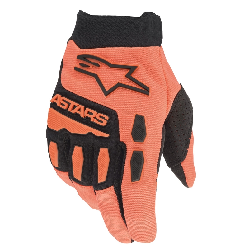 Alpinestars Full Bore Guantes de Motocross para Niños Negro y Naranja