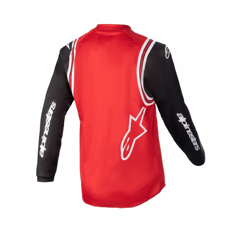 Camiseta de motocross Alpinestars Racer Acumen de edición limitada en rojo, negro y blanco para niños