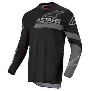 Maillot motocross Alpinestars Racer Graphite niño negro y gris