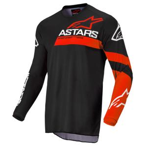 Maillot motocross niño Alpinestars Racer Chaser negro y rojo