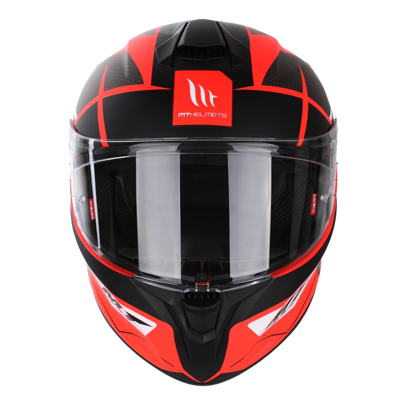 Casco integral de moto MT Targo Podium D5 rojo-negro liquidación