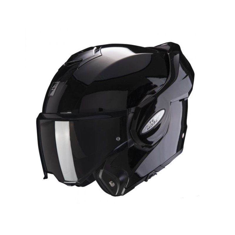 Casco abatible Scorpion EXO-TECH EVO negro brillante