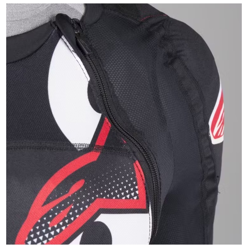 Protector corporal Alpinestar Sequence Protection Negro, Blanco y Rojo