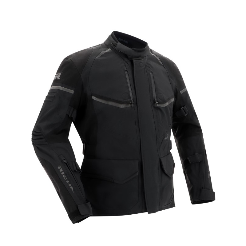 Chaqueta de moto RICHA Atlantic 2 Gore-Tex negra liquidación