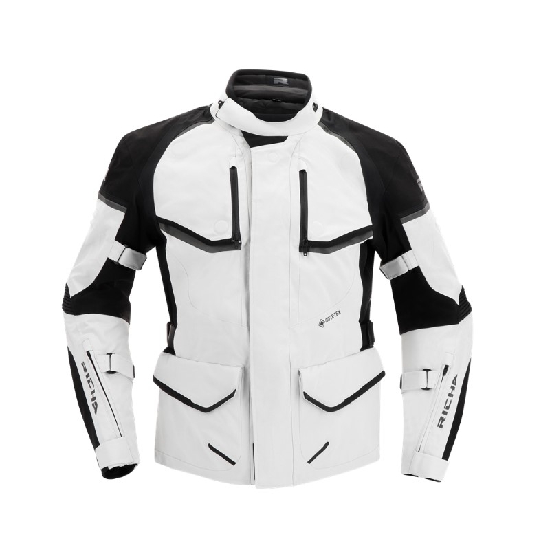 Chaqueta de moto RICHA Atlantic 2 Gore-Tex negro-gris liquidación