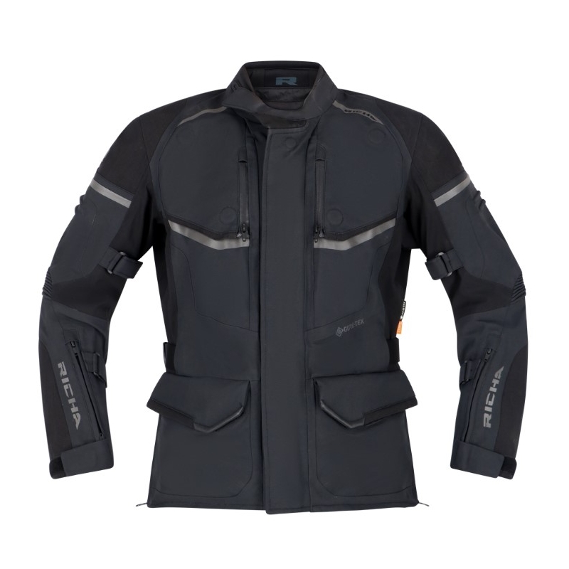 Chaqueta de moto RICHA Atlantic 2 Gore-Tex Negro para mujer liquidación