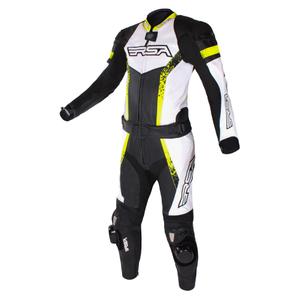 Mono de moto RSA Imola 2 negro-blanco-amarillo fluo liquidación