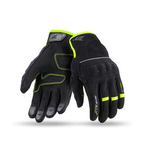Guantes de moto SETENTA GRADOS SD-C54 negro-amarillo fluorescente