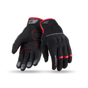 Guantes de moto SETENTA GRADOS SD-C54 negro-rojo