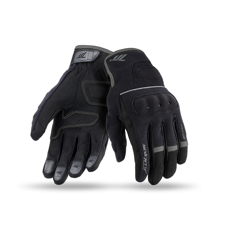 Guantes de moto SETENTA GRADOS SD-C54 negro-gris