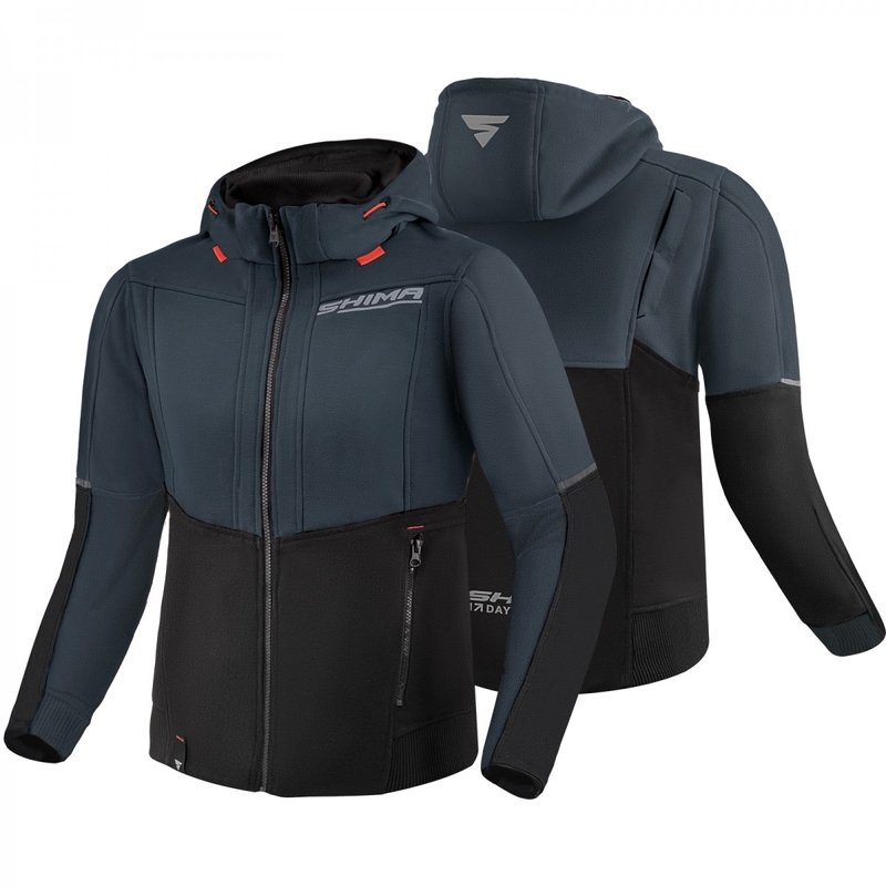 Sudadera de moto para mujer Shima Daybreaker negro-gris