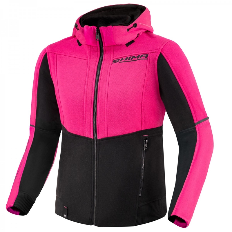 Sudadera de moto para mujer Shima Daybreaker negro-rosa