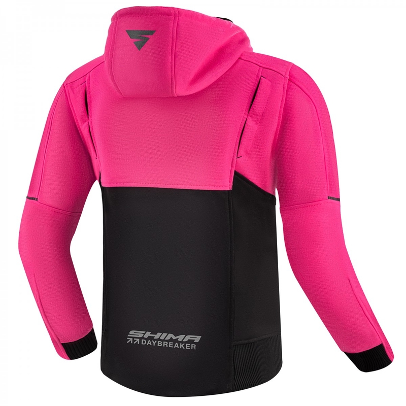 Sudadera de moto para mujer Shima Daybreaker negro-rosa