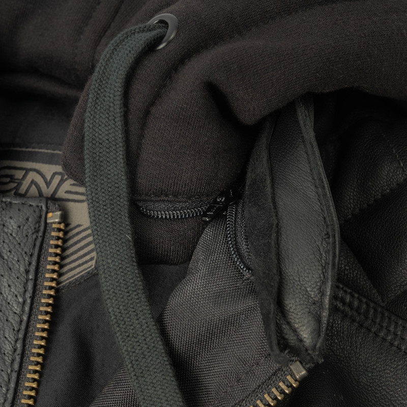 Chaqueta de moto negra Ozone Striker liquidación