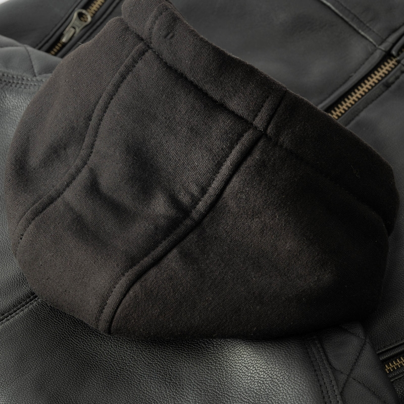 Chaqueta de moto negra Ozone Striker liquidación