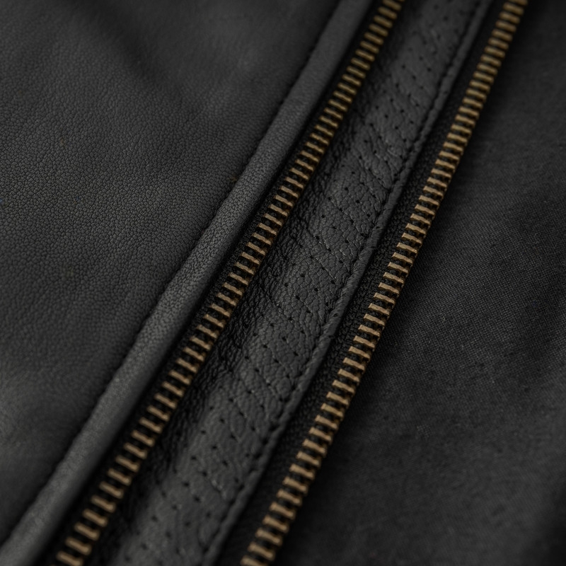 Chaqueta de moto negra Ozone Striker liquidación