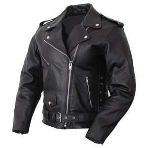 RSA Chopper curvy de cuero para mujer negro