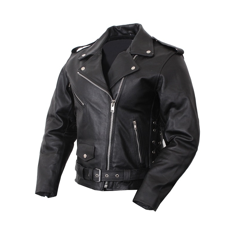 Bolso bandolera de cuero para mujer RSA Chopper negro