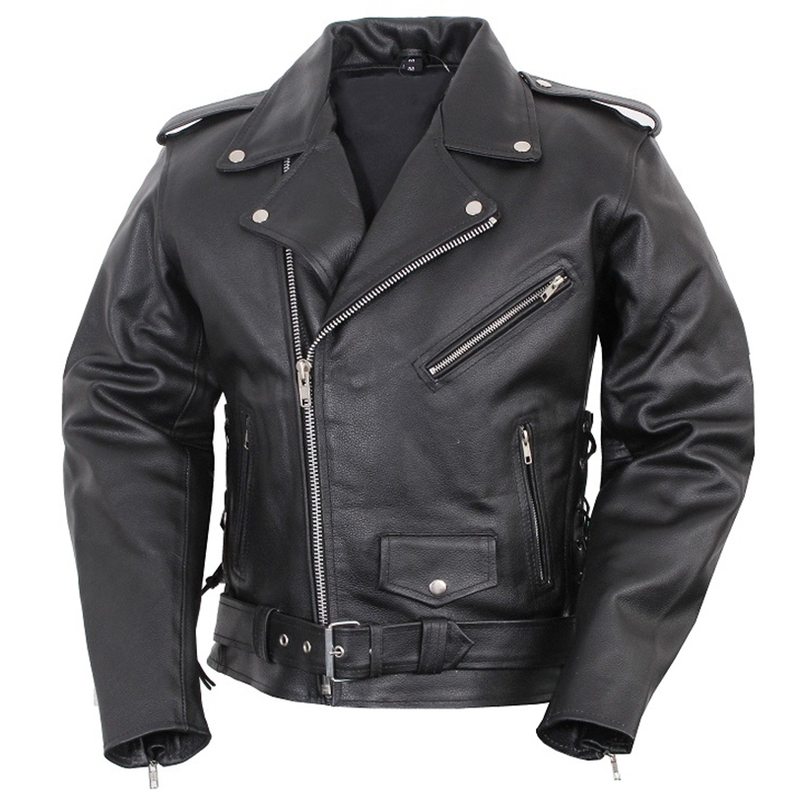 RSA Chopper cuero negro curvy