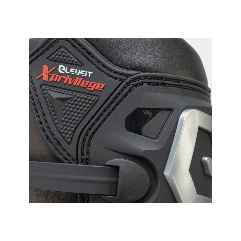 Botas de moto Eleveit X PRIVILEGE WP ENDURO negro-marrón