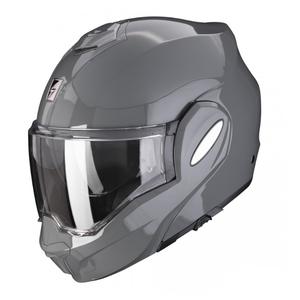 Casco modular Scorpion EXO-TECH EVO gris cemento
