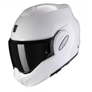 Casco modular Scorpion EXO-TECH EVO blanco brillante