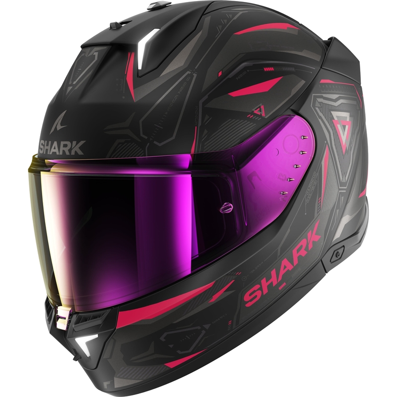 Integrální přilba na motorku SHARK Skwal i3 Linik černo-šedo-růžová