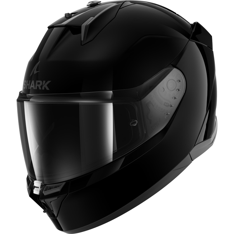 Integrální přilba na motorku SHARK D-SKWAL 3 Blank černá lesklá