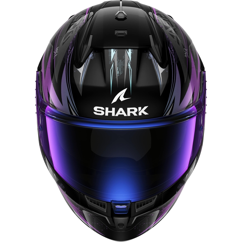 Integrální přilba na motorku SHARK D-SKWAL 3 Blast-R černo-šedo-fialová