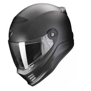 Casco de moto SCORPION COVERT FX negro perla mate