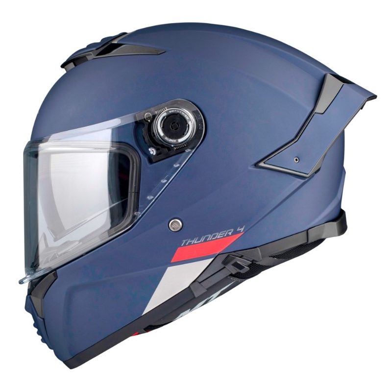 Casco de moto integral MT FF118SV Thunder 4 SV azul mate liquidación