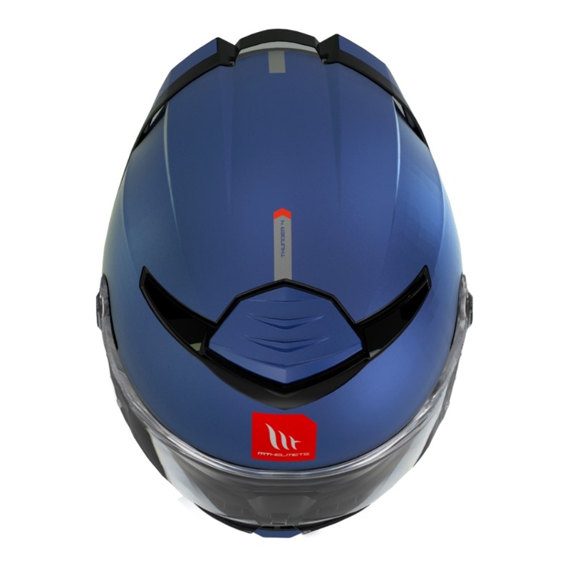 Casco de moto integral MT FF118SV Thunder 4 SV azul mate liquidación