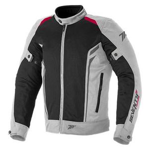 Chaqueta de moto SETENTA GRADOS SD-JT32 negro-gris-rojo