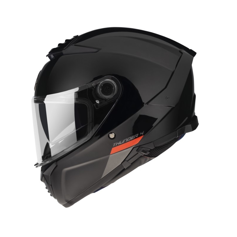 Casco integral de moto MT FF118SV Thunder 4 SV negro brillante