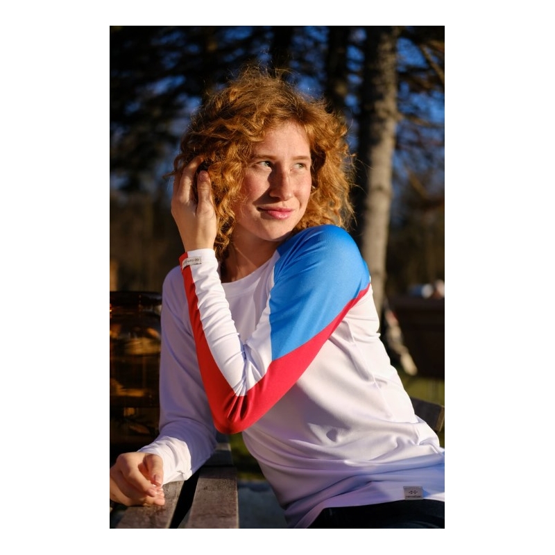 Camiseta de mujer nanosilver® CZECHIA - manga larga