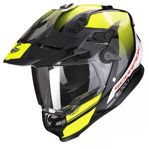 Casco moto enduro SCORPION ADF-9000 AIR Trail negro-amarillo fluo